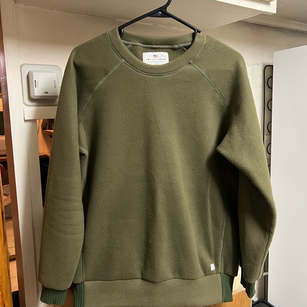 Women's Olive Crewneck Sweater